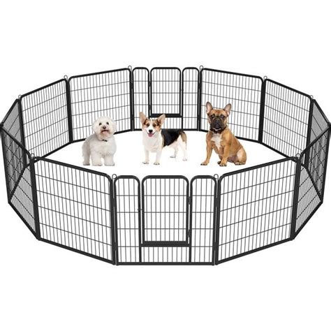 Parc Pour Chien Panneaux Cage Pour Chien Enclos En M Tal Pour Chiots