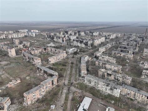 Donetsk Oblast governor shows destruction in Vuhledar