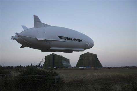 Giant helium-filled airship Airlander takes off for first time