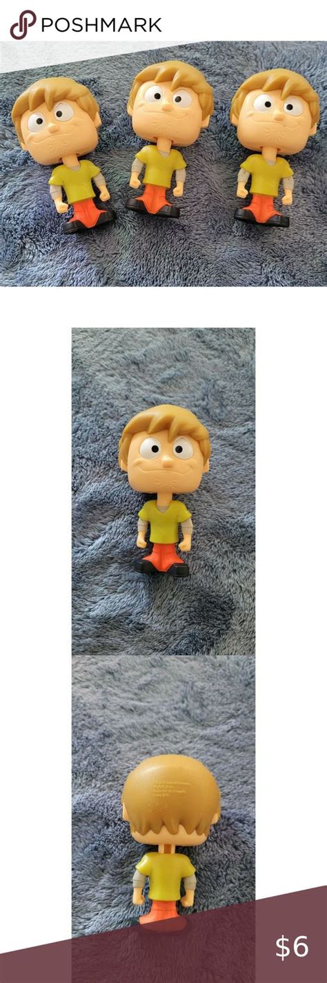 3 2021 McDonalds Scooby Doo Shaggy Happy Meal Bobblehead Toy 2