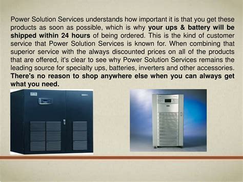 PPT - Purchase Ups only 4 Power Solution Services PowerPoint