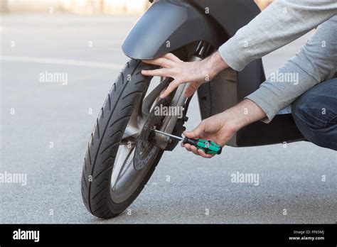 Broken Scooter Stock Photos Broken Scooter Stock Images Alamy