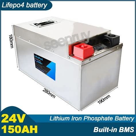 Lifepo Batterie Lithium Fer Phate Avec Chargeur V Ah A A