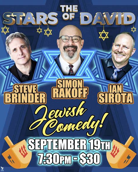 Tickets For The Stars Of David A Jewish Comedy Show In Richmond Hill