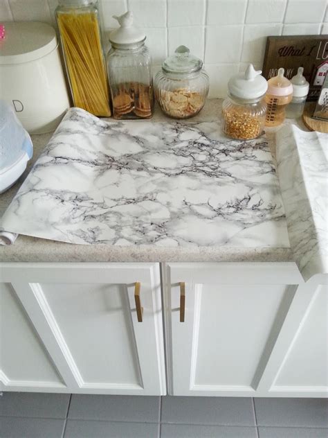 the ultimate "new kitchen counter" cheat! ~ Make Do and DIY