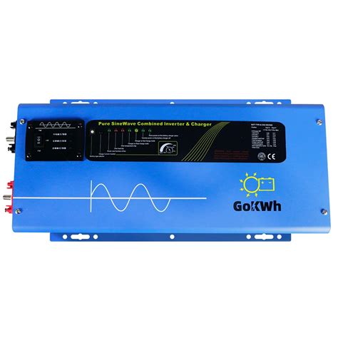 Real 3000w 3kw Combination Inverter Charger 12v 24v 48v Dc 220v Ac Lfp Lifepo4 Lithium Ion Agm