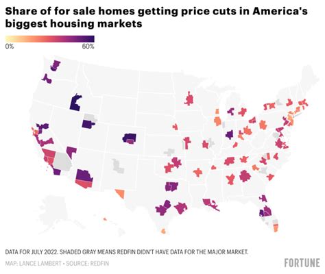 Map How Fast Sellers Are Slashing Home Prices In Americas Biggest