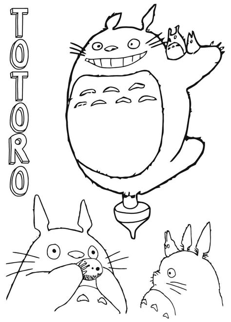 Desenhos De Totoro Para Colorir E Imprimir Colorironline