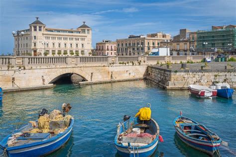 Ortigia Island stock image. Image of sicily, ponte, island - 272870667