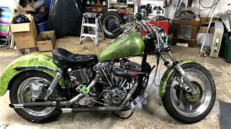 1982 Harley Davidson Shovelhead Custom Dennis Kirk Garage Build