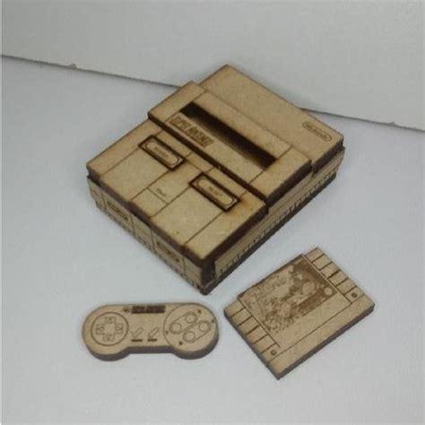 Файл STL Super Nintendo мдф 3 мм・Модель для загрузки и печати в формате ...