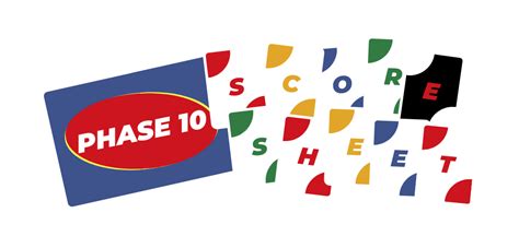 Phase 10 Score sheet for free - Printable including how to use it