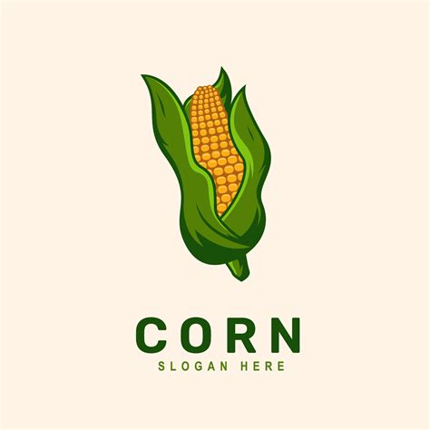 Corn Logo Design Template Vector Illustration 26781991 Vector Art At