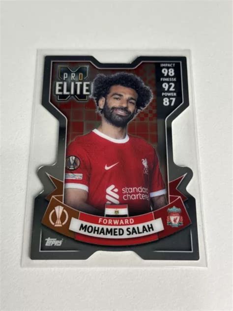 Pro Elite Mohamed Salah Match Attax Extra 20232024 Champions League 23