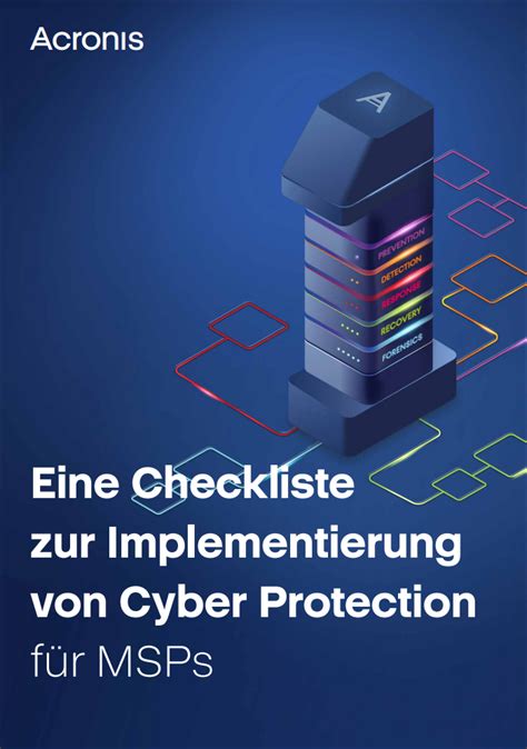 Cyber Protection Checkliste Für Msps Wisdominterface