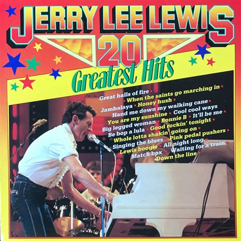 Jerry Lee Lewis 20 Greatest Hits Vinyl Discogs