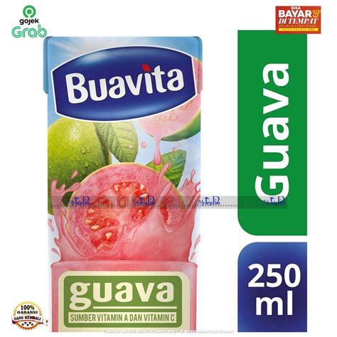 Jual Buavita Jus Buah Asli Jambu 250 Ml Jus Jambu Guava Juice