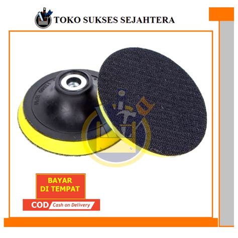 Jual Tatakan Amplas Bulat Gerinda Tangan Inch Sanding Pad Tatakan