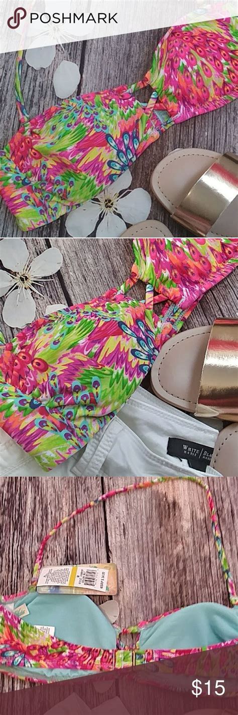 FLASHSALEHobie Colorful Bikini Top Only So Colorful And Fun Every