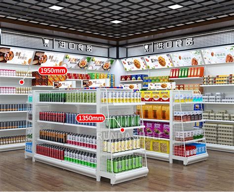 Supermarket Shelves Convenience Store Shelf Grocery Store Racking ...