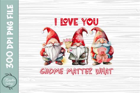 Gnome Valentine Bundle Sublimation Bundle · Creative Fabrica