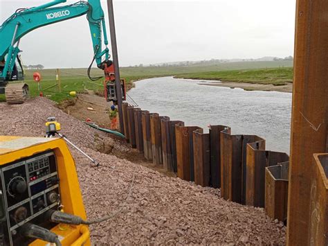 Sheet Piling For Scottish Bridge Project Sheet Piling Uk Ltd