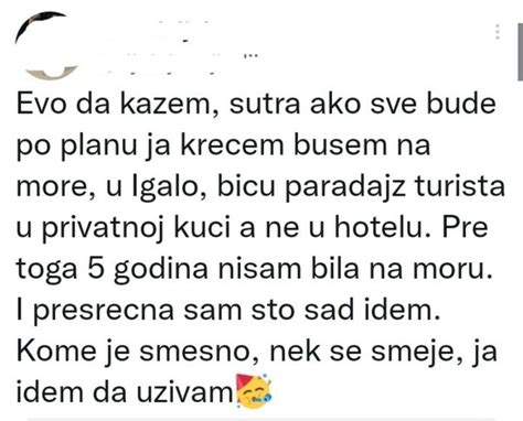 Hit na mrežama Srpkinja objavila da će biti paradajz turista i