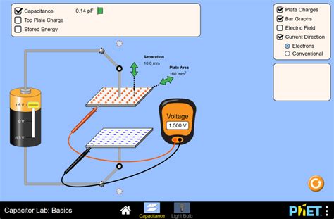 Capacitor Lab: Basics - Parallel Plate Capacitor | Capacitance | RC ...