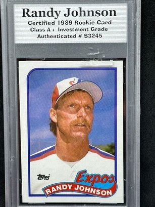 Topps Randy Johnson Rookie Auctionninja