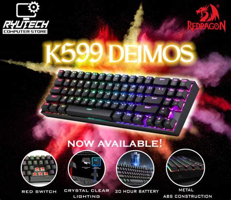 Redragon K599 Deimos Mechanical Keyboard Lazada Ph