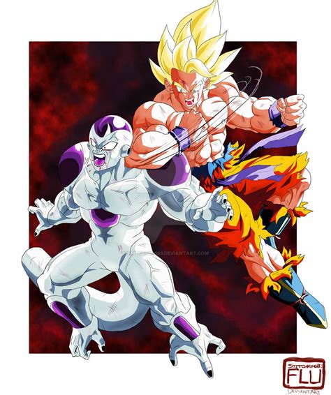 Goku Vs Frieza By Stitchking83 On Deviantart