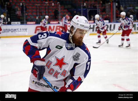 CSKA Hockey Club Player Yaroslav Dyblenko No 73 Seen Before The