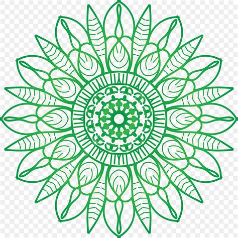 Henna Mandala Pattern Vector Art Png Circular Pattern In The Form Of A