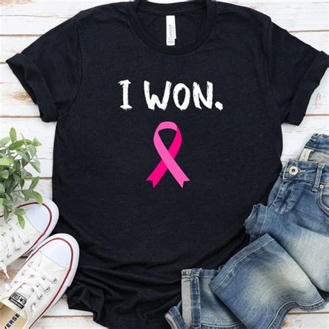 Breast Cancer Survivor Shirt For Women Cancer Ribbon Shirt Etsy