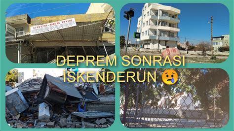 Kahramanmara Depremi Sonras Hatay Skenderun Un Haliher Yerde