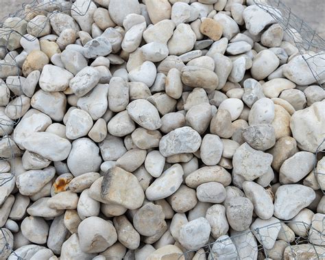 White Ivory Mexican Beach Pebble Rocky S Stone Design