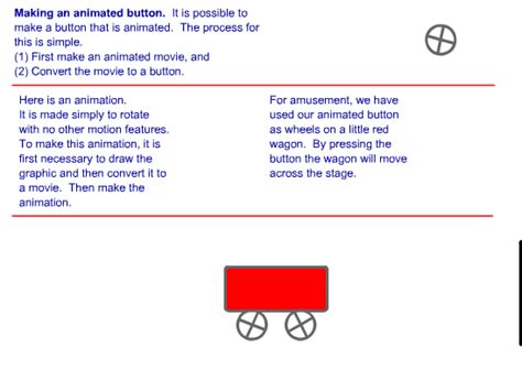 An animated button - Play Online on Flash Museum 🕹️