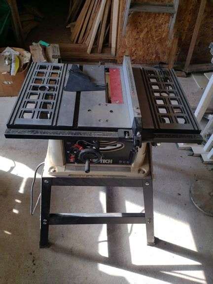 Protech 10 Inch Table Saw W Yoder Auction