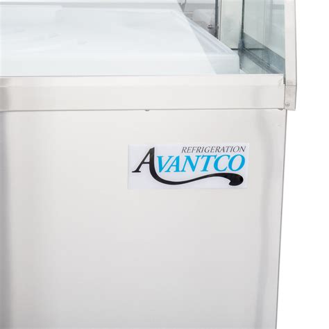 Avantco CPSS 88 HC 88 3 4 16 Tub Stainless Steel Deluxe Ice Cream