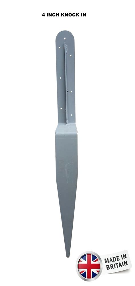 RSL Easy Fence Post Support Repair Spike Knock In Concrete In And