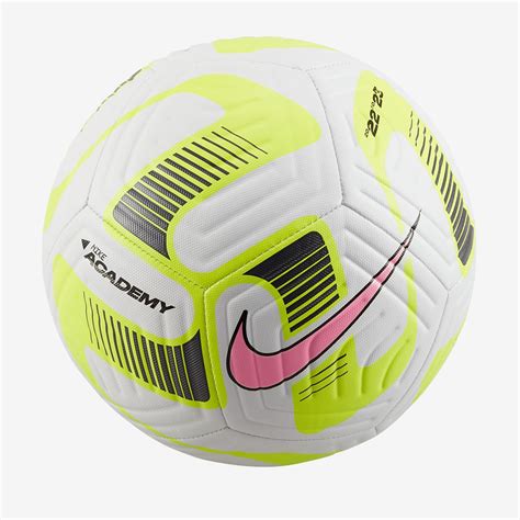 Nike Academy Ball - White/Volt/Pink Spell - Footballs | Pro:Direct Soccer