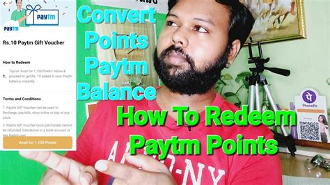 How To Redeem Paytm Points Convert Points To Paytm Balance Youtube