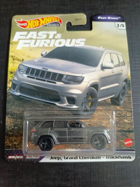 Hot Wheels Jeep Grand Cherokee Trackhawk Fast Furious Hobbies