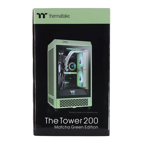 Case เคส Thermaltake The Tower 200 Matcha Green Mini Itx