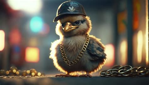 The Don Of The Farm A Gangster Chicken With Bling And Attitude Rules