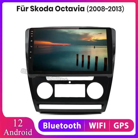 Din Android Autoradio Gps Navi Usb Wifi Bt F R Skoda Octavia Ii