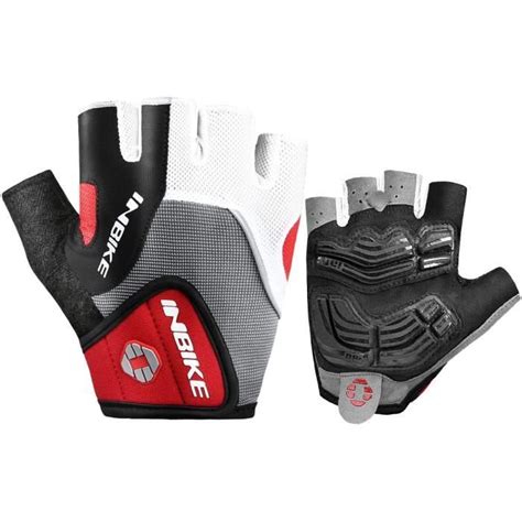 Gants Cyclisme Demi Doigts Pour Velo Vtt Gant Mm Gel Rembourr S Anti