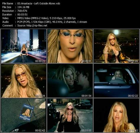 Anastacia «Left Outside Alone» VOB File