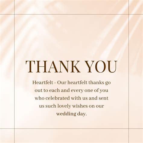 Wedding Thank You Messages Heartfelt Gratitude Love