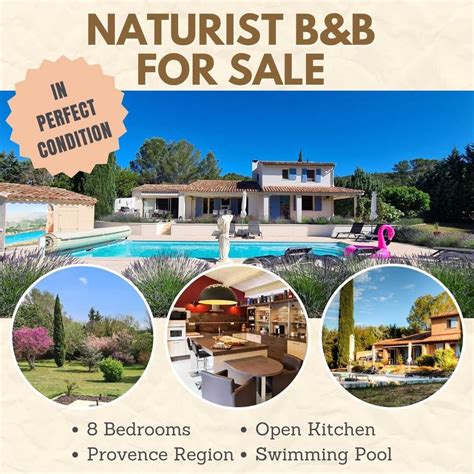Naked Wanderings on Twitter FOR SALE Chambre d hôtes Naturistes